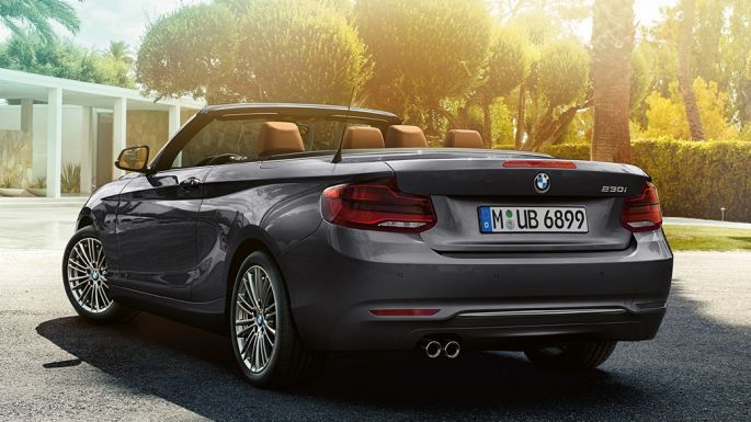 BMW 2 Series Convertible, three-quarter rear shot BMW 2 Series Convertible, three-quarter rear shot