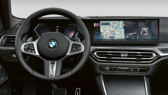 Modern cockpit. BMW 3 Series Saloon LCI G20 Modern cockpit