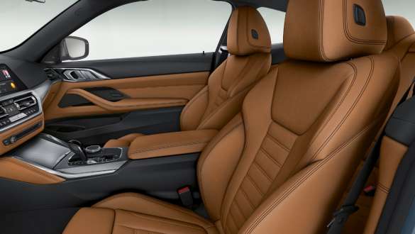 M Sport seats BMW M440i xDrive Coupé G22 2020 M Sport seats BMW M440i xDrive Coupé G22 2020 interior close-up