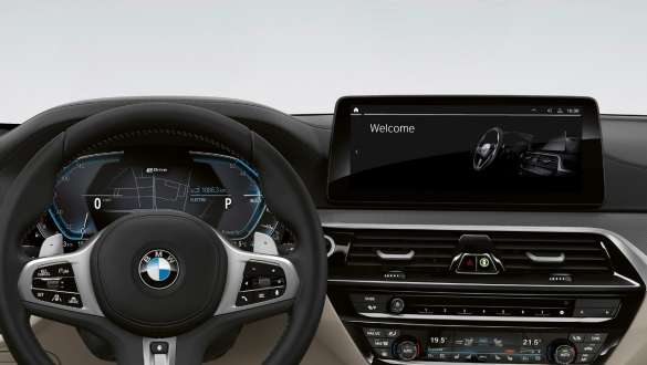 BMW Live Cockpit Professional BMW 5 Series Saloon G30 Interior BMW Live Cockpit Professional BMW 5 Series Saloon G30 Facelift 2020 interior cockpit