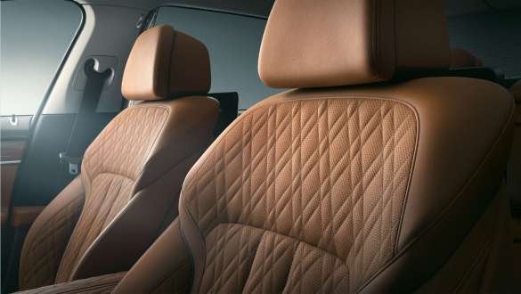 BMW 7 Series Saloon seats in leather Nappa BMW 7 Series Saloon: close-up of the seats in leather Nappa