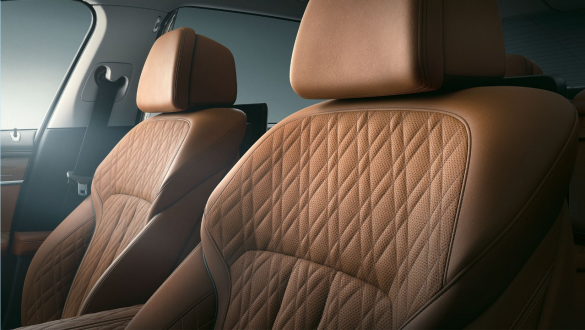 BMW 7 Series Saloon seats in leather Nappa BMW 7 Series Saloon: close-up of the seats in leather Nappa