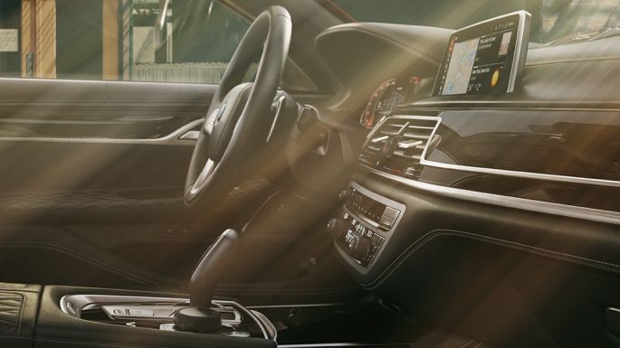 BMW Individual 7 Series Saloon high-quality interior BMW Individual 7 Series Saloon high-quality interior in black