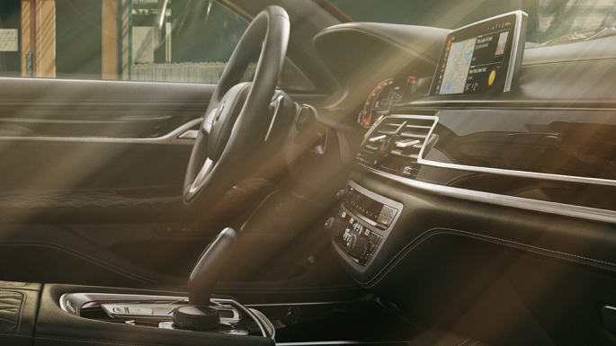 BMW Individual 7 Series Saloon high-quality interior BMW Individual 7 Series Saloon high-quality interior in black