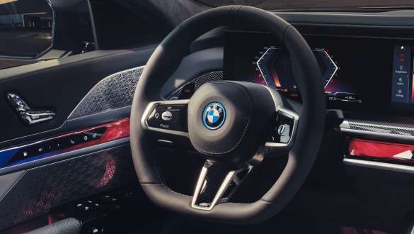 M leather steering wheel BMW M760e xDrive Saloon G70 M leather steering wheel BMW M760e xDrive Saloon G70