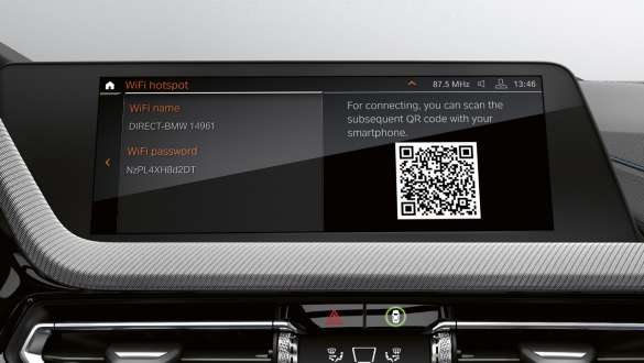 Wi-Fi Hotspot. The BMW M135i xDrive with Wi-Fi Hotspot.