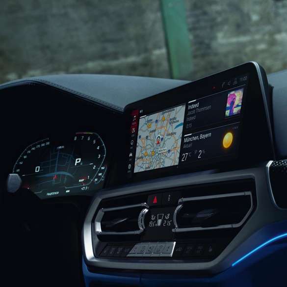 BMW M5 Competition F90 LCI Facelift 2020 cockpit BMW M5 Competition F90 LCI Facelift 2020 interior cockpit woman in the driver’s seat