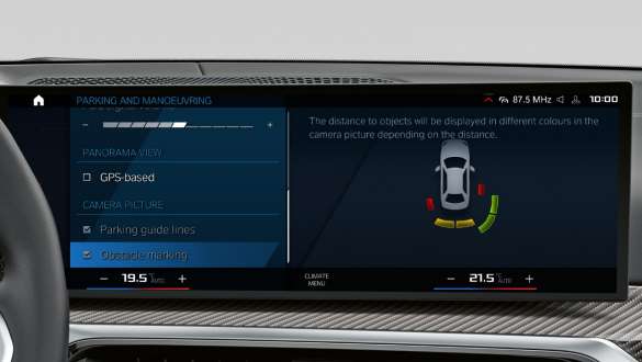 Parking Assistant Plus BMW 3 Series Saloon M Automobiles G80 G20 BMW 3 Series Saloon M Automobiles G80 G20 Parking Assistant Plus Control Display interior