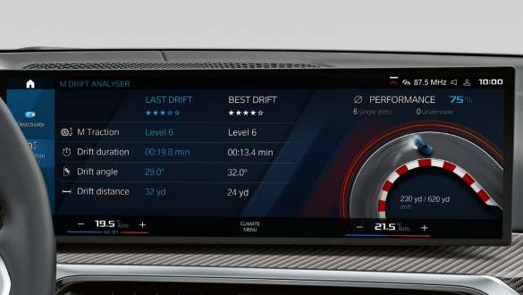 M Drive Professional BMW M3 Saloon G80 2020 BMW M3 Saloon G80 2020 Drive Professional Control Display interior
