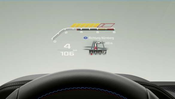 BMW X6 M Automobiles with BMW Head-Up Display BMW Head-Up Display BMW X6 M Automobiles F96 SUV 2020 interior