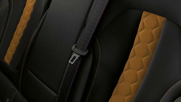 M seat belts in the BMW X6 M Competition M seat belts BMW X6 M Competition F96 2020 interior