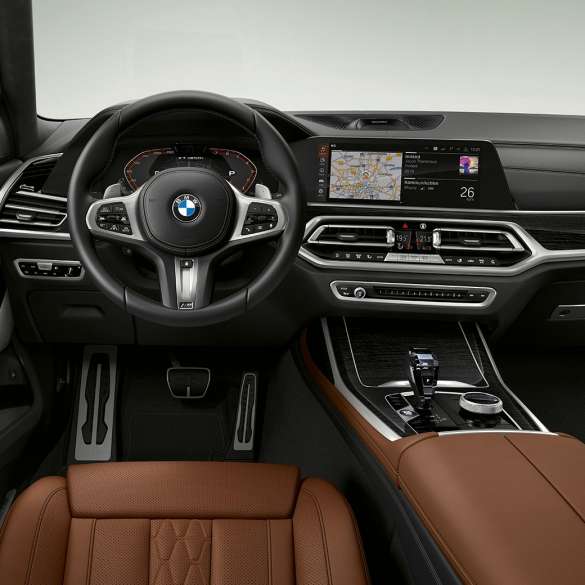 BMW X7 M50i, interior BMW X7 M Automobiles M50d and M50i, interior, G07, 2019