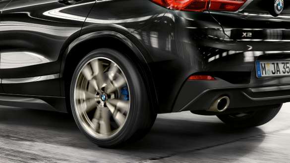 Rear view BMW X2 F39 BMW X2 xDrive F39 Brooklyn Grey metallic rear view