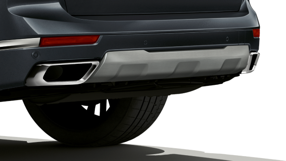 M sport exhaust system Close-up of zje M sport exhaust system