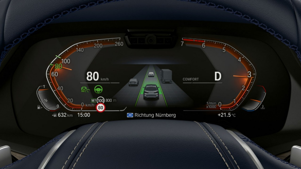 Driving Assistant Professional Driving Assistant Professional: Cloes-up of driver’s panel
