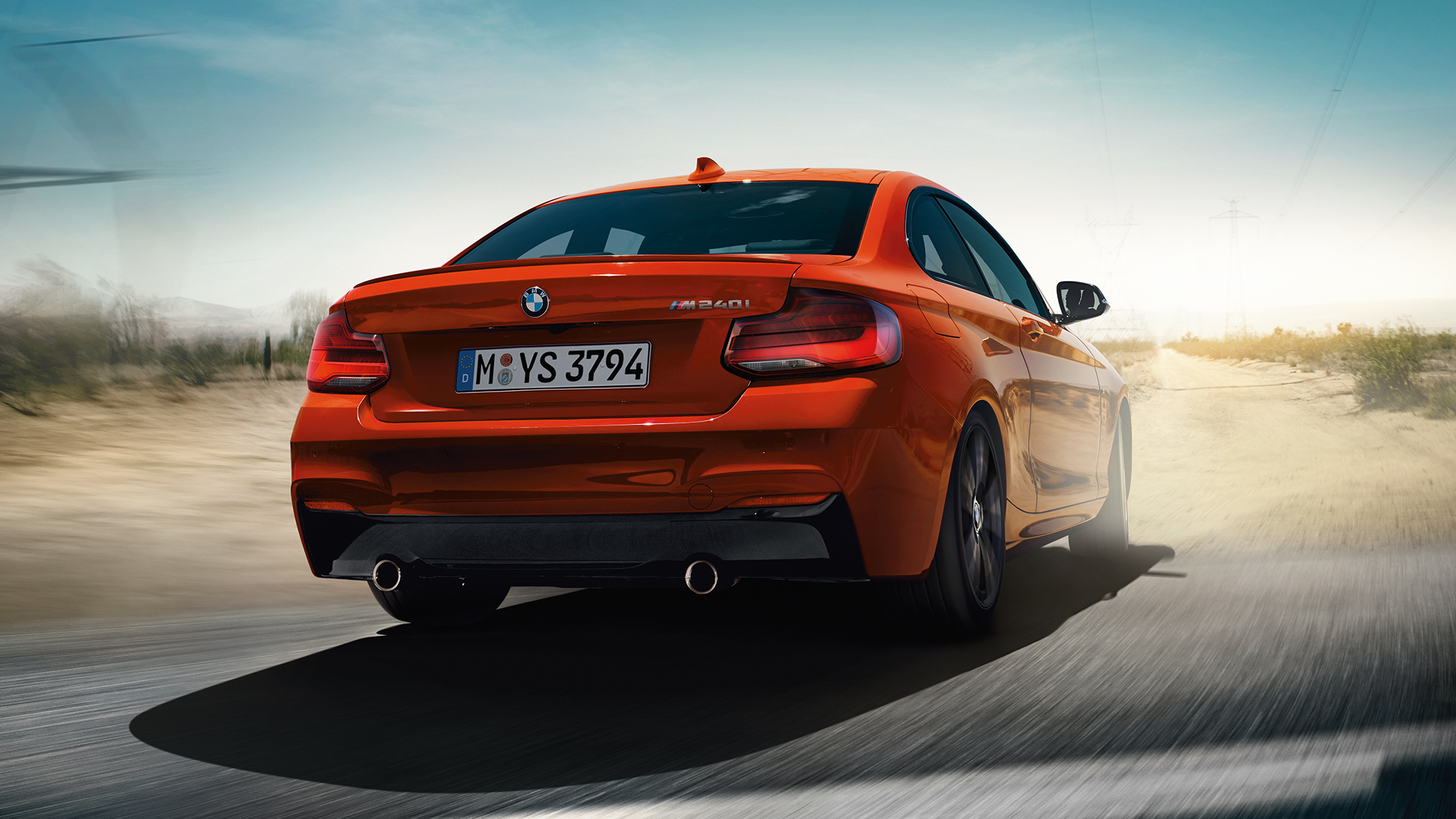 BMW 2 Series Coupé, rear shot BMW 2 Series Coupé, rear shot