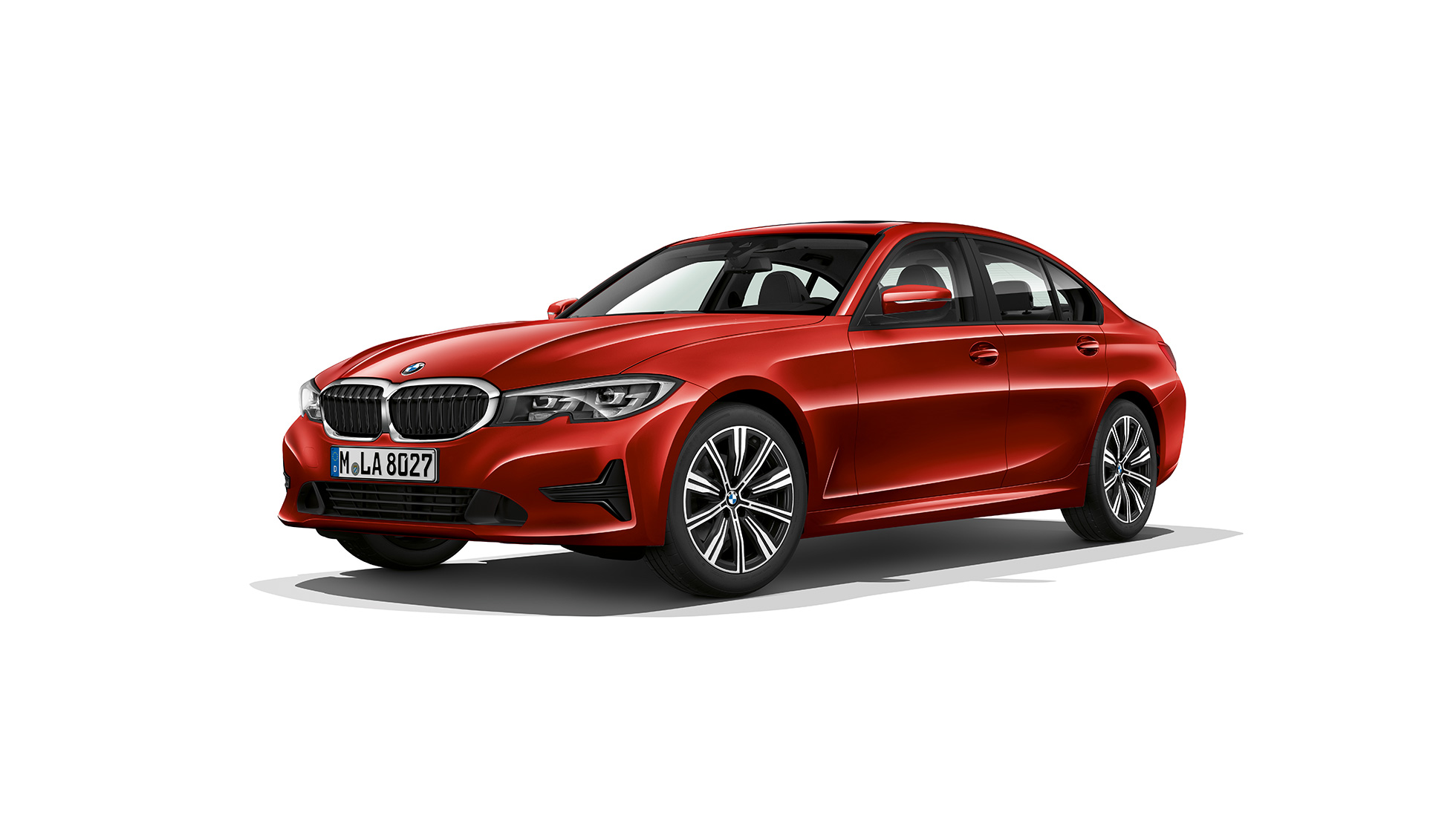 BMW 3 Series Saloon, Model SE. Side still shot of BMW 3 Series Saloon as Model SE.
