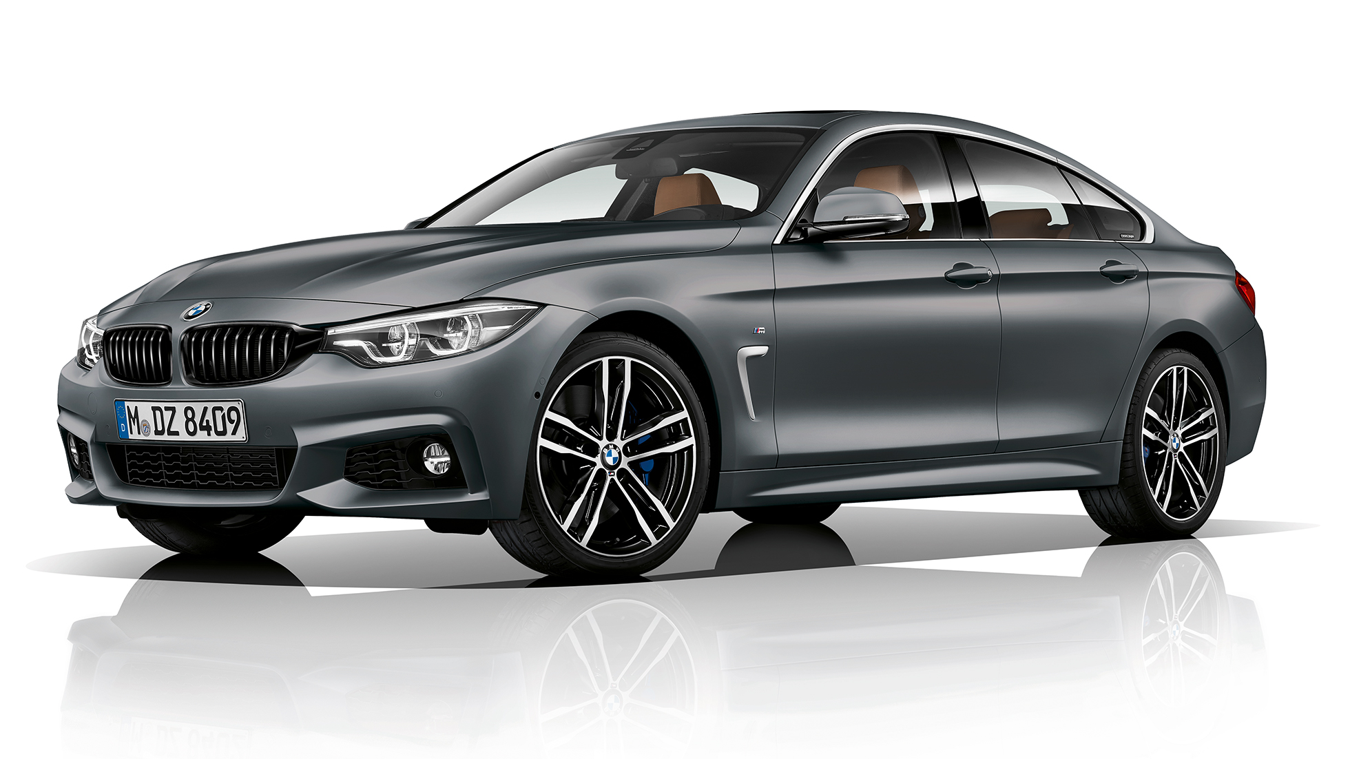 BMW 4 Series Gran Coupé, Model M Sport three-quarter front shot BMW 4 Series Gran Coupé, Model M Sport three-quarter front shot