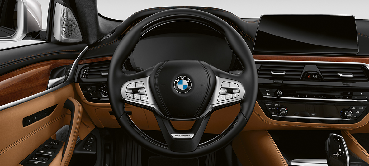 BMW Individual cockpit BMW 5 Series Saloon BMW Individual BMW 5 Series Saloon G30 Rhodonite Silver cockpit