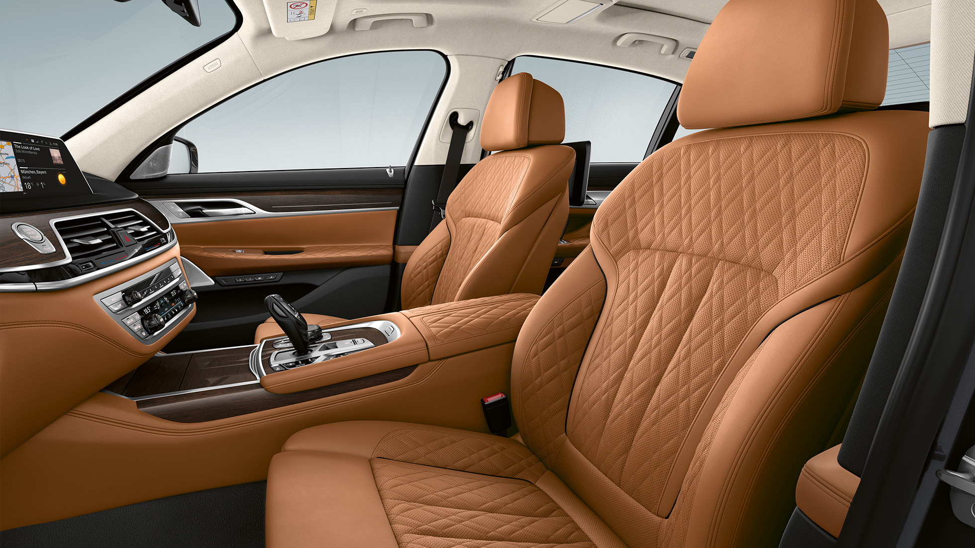 BMW 7 Series Saloon Design with Exterior Design Pure Excellence, leather upholstery BMW 7 Series Saloon with Exterior Design Pure Excellence, Nappa leather upholstery