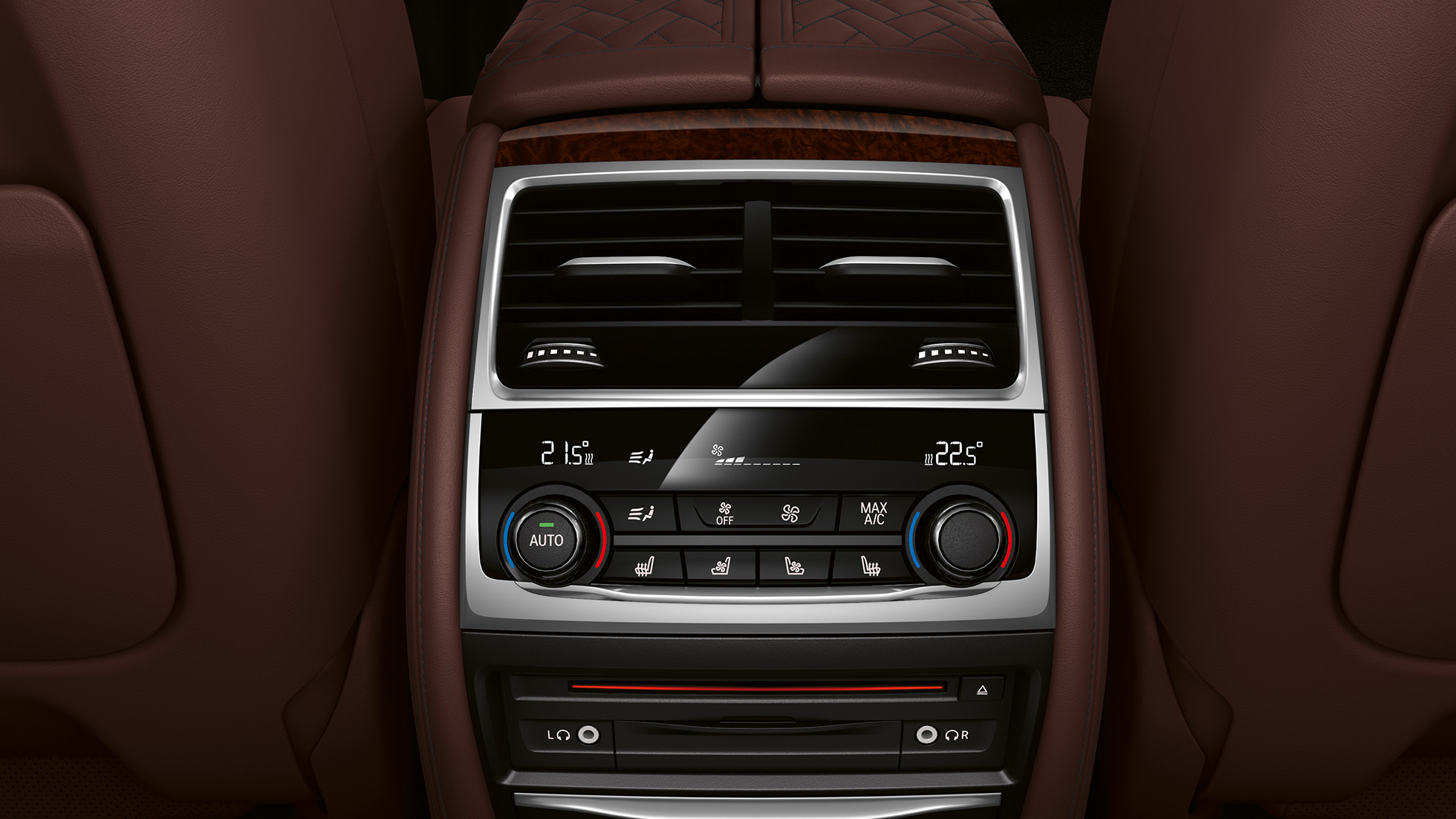 BMW 7 Series Saloon M Sport package, Climate control system BMW 7 Series Saloon M Sport package: Close-up of Climate control system