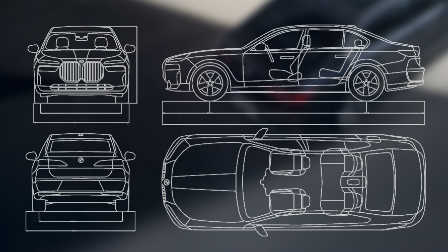 Technical data BMW 7 Series Saloon G70 ICE 740i BMW 7 Series Saloon G70 ICE 740i technical data
