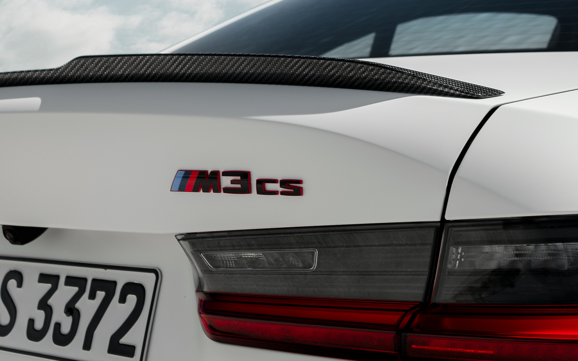 CS specific badges BMW M3 CS G80 BMW M3 CS G80 CS specific badges