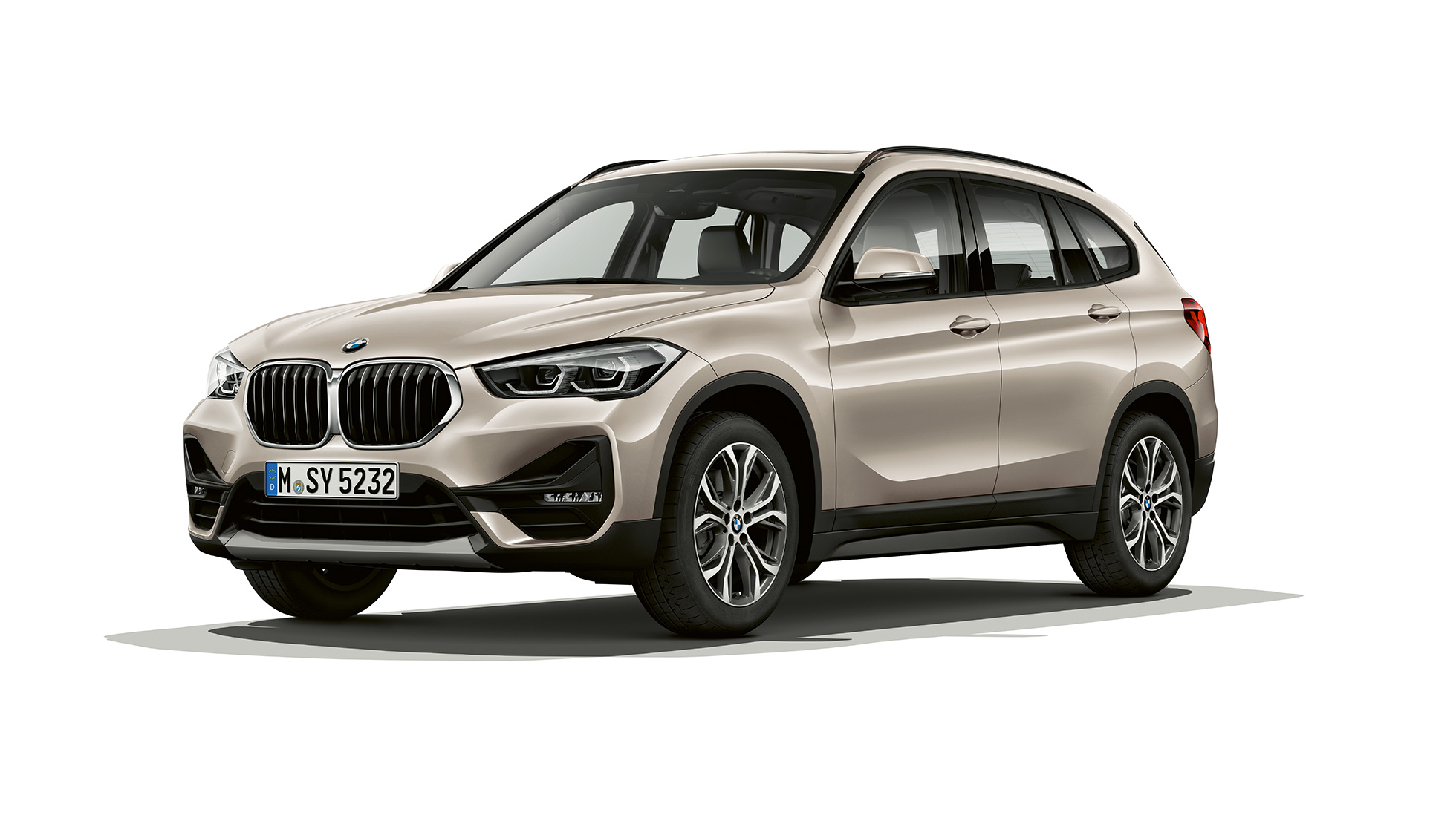 BMW X1, Model SE, three-quarter front view BMW X1, Model SE, three-quarter front view studio shot