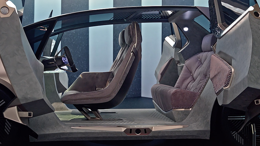 Video interior design BMW i Vision Circular 2021 BMW i Vision Circular 2021 vision car interior design video