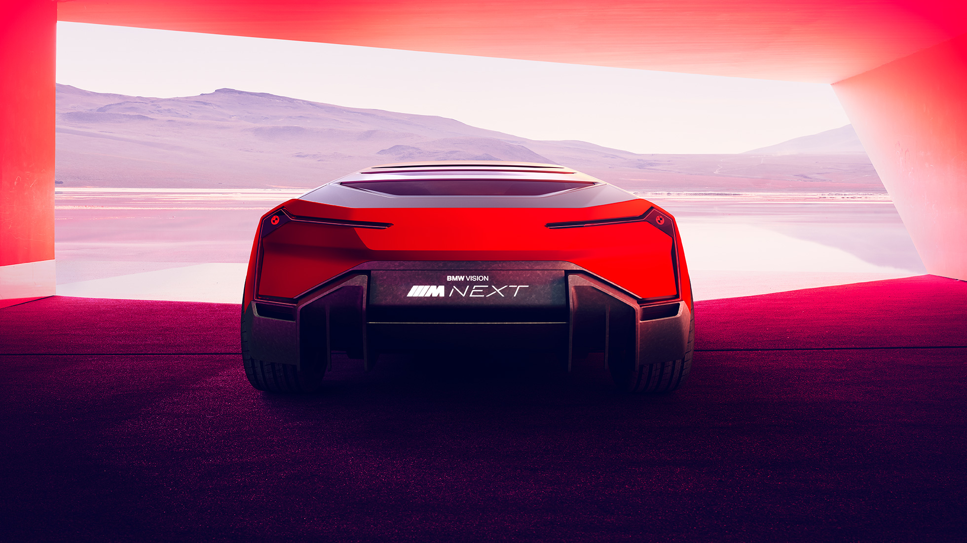 BMW Vision M NEXT, rear view BMW Vision M NEXT, rear view, BMW M1