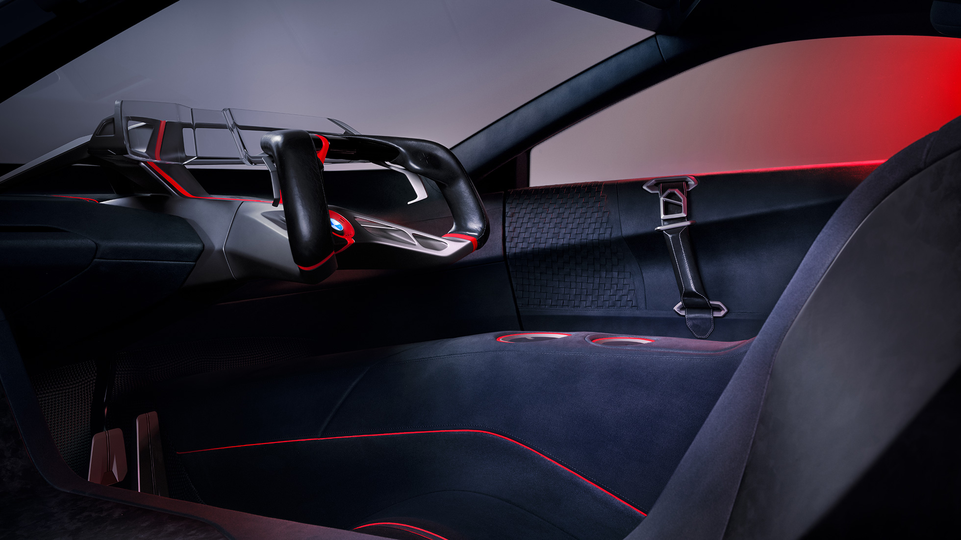 BMW Vision M NEXT, interior BMW Vision M NEXT, interior, design, seat shelts