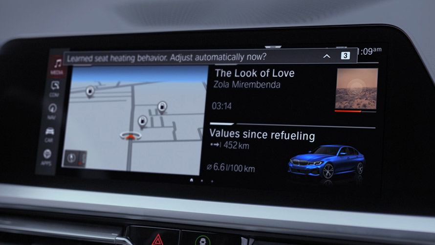 Automate My Habits Automate My Habits on BMW display