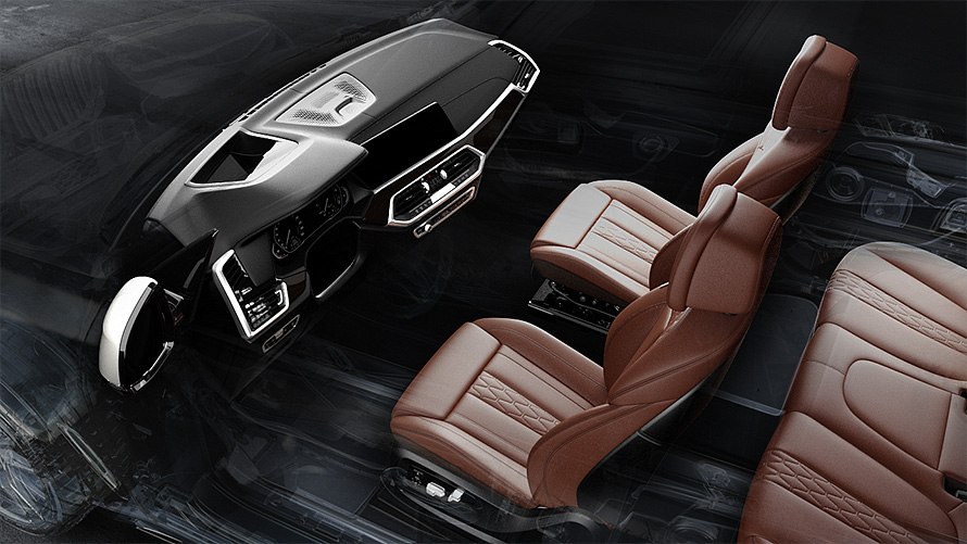 ECO PRO mode, energy and climate management Optimising efficiency of the comfort, light and climate functions in the ECO PRO mode of the BMW X5.