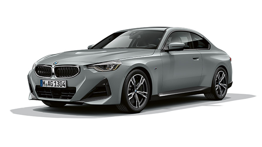 Three-quarter front view BMW 2 Series Coupé 220i G42 BMW 2 Series Coupé 220i G42 three-quarter front view