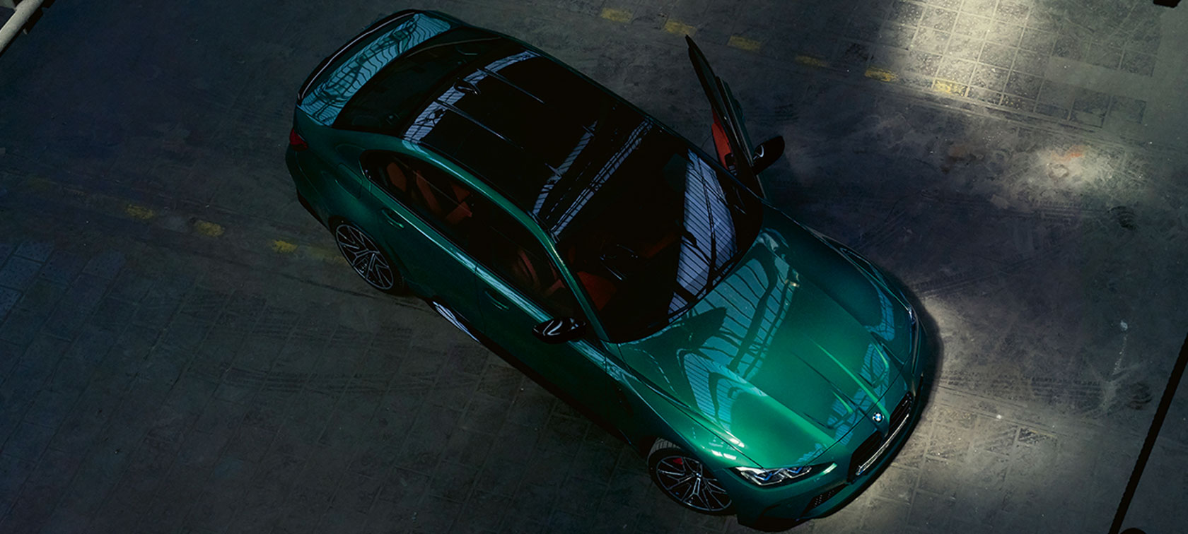 BMW M5 Competition F90 LCI Facelift 2020 front view BMW M5 Competition F90 LCI Facelift 2020 BMW Individual Imola Red front view driving