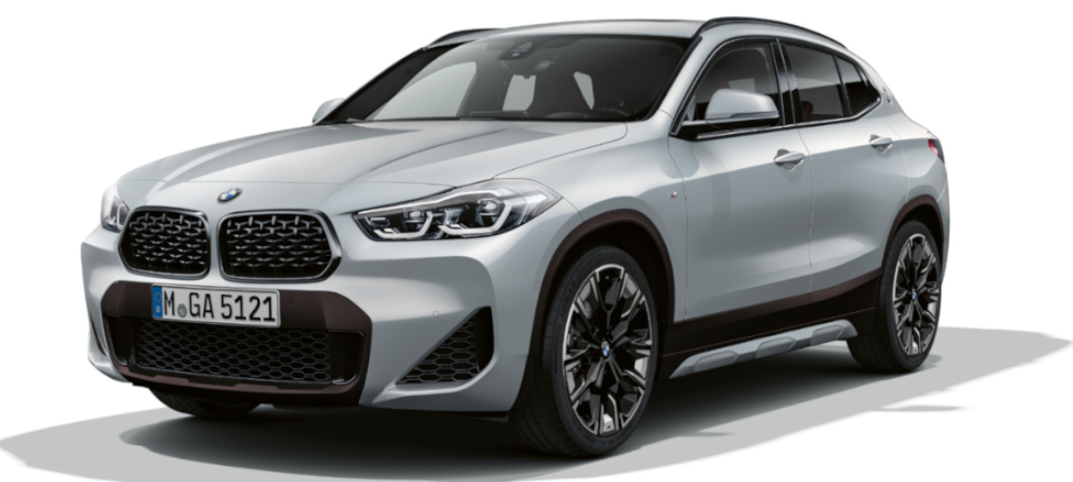 Side view BMW X2 F39 BMW X2 F39 Brooklyn Grey side view