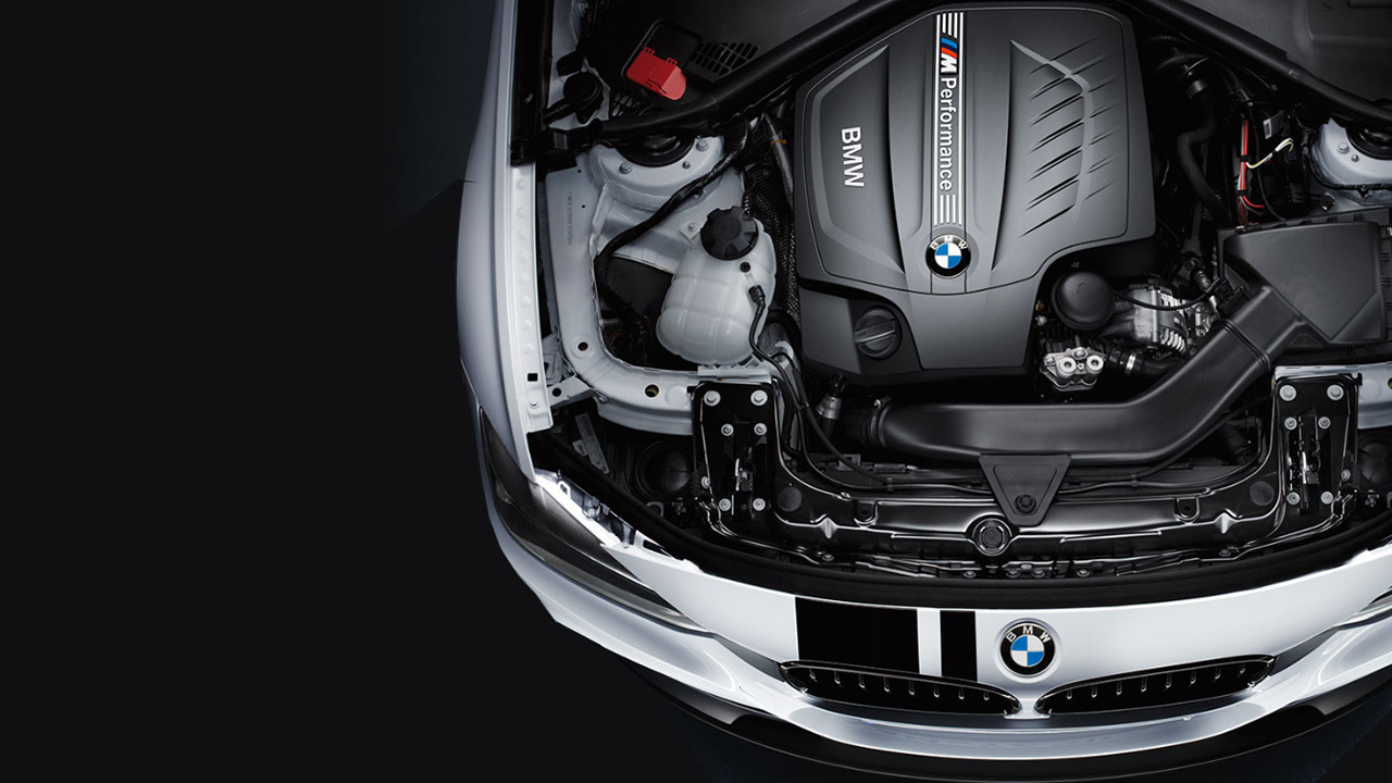 BMW Car engine M Performance BMW Car engine M Performance birds eye view