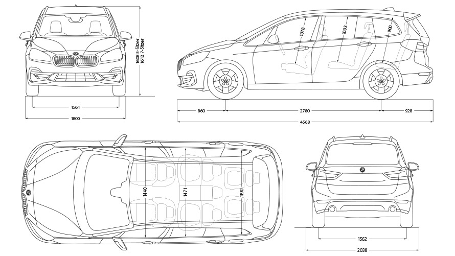 Bmw 2 Series Gran Tourer Technical Data