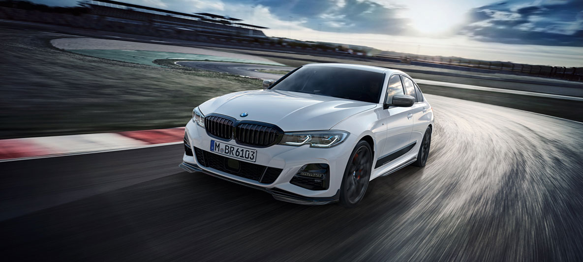 BMW 3 Series Saloon with M Performance accessories BMW 3 Series Saloon with M Performance accessories