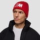 BMW M Contrast Logo Beanie Red