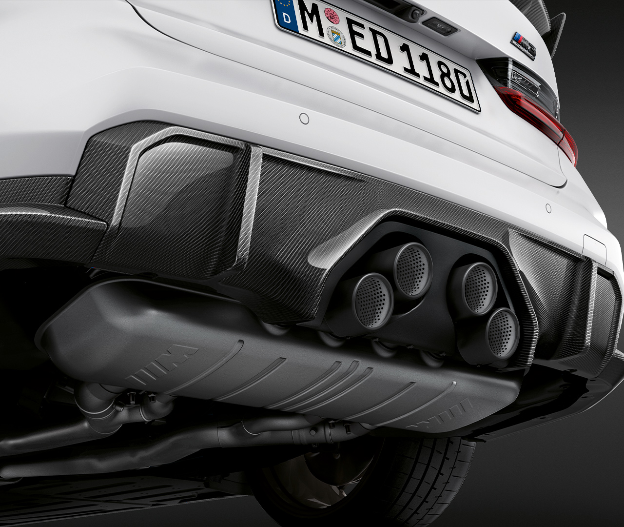 M performance exhaust system titanium