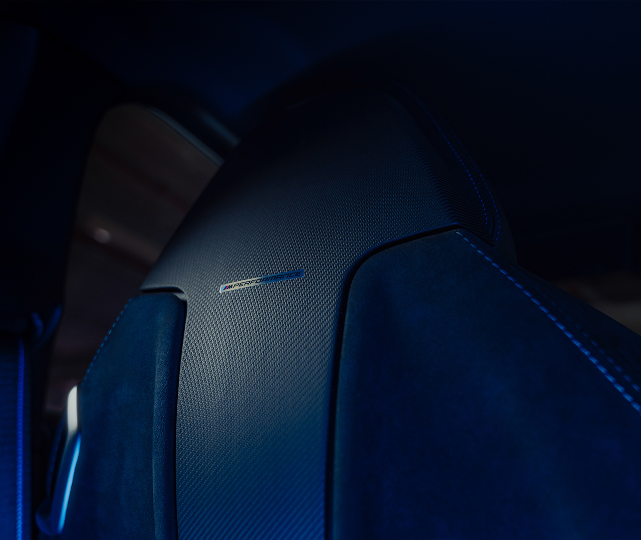 M Performance seat back shell Alcantara/carbon