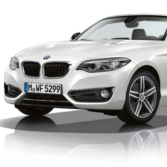 BMW 2 Series Convertible, Model Sport Line three-quarter front shot BMW 2 Series Convertible, Model Sport Line three-quarter front shot