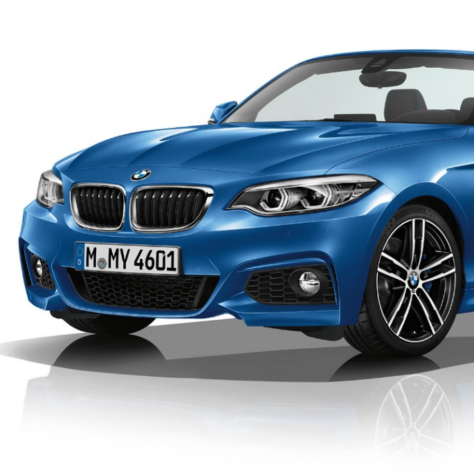 BMW 2 Series Convertible, Model M Sport three-quarter front shot BMW 2 Series Convertible, Model M Sport three-quarter front shot