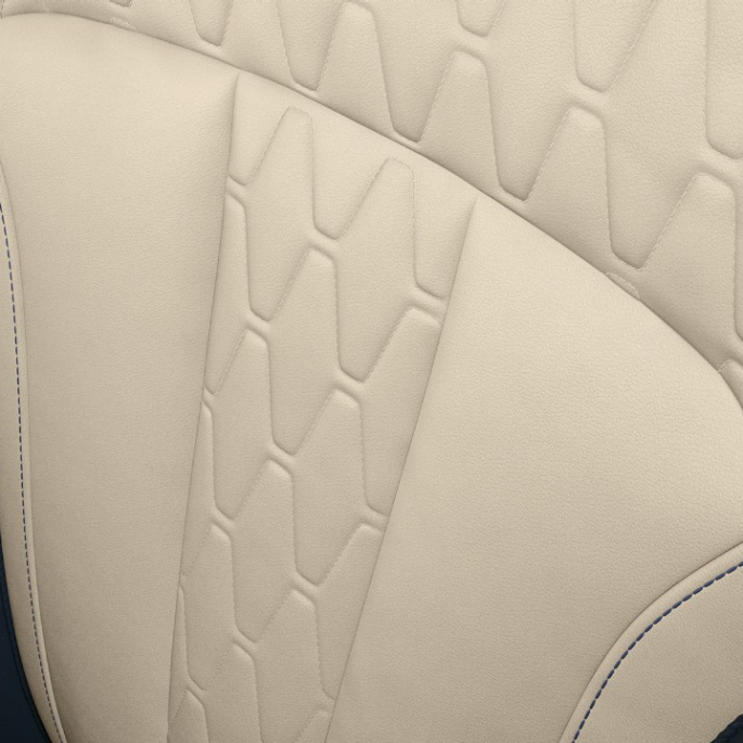 BMW X7, Design Pure Excellence polster design Close-up of the polster design of the BMW X7 with Design Pure Excellence features